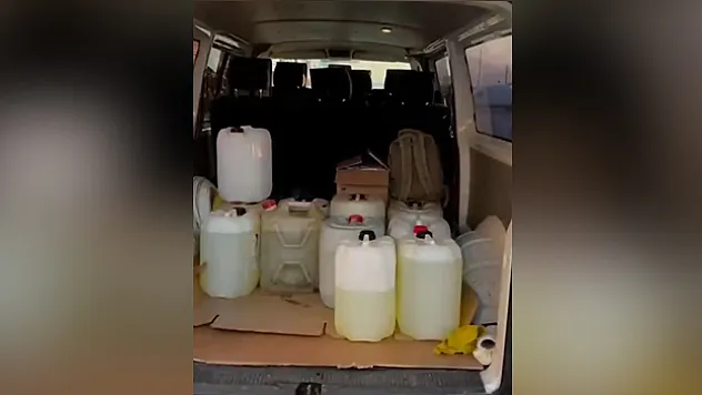 100 litre kaçak akaryakıt ele geçirildi