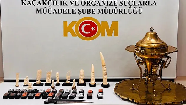 Tarihi eser ele geçirildi