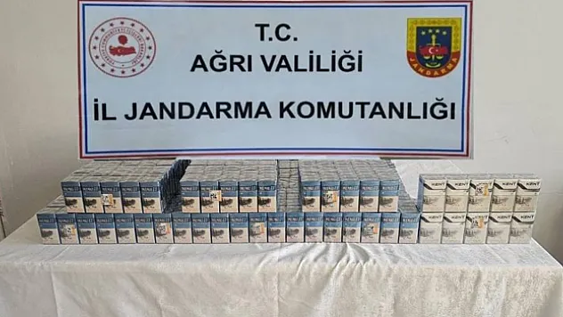 Bin 390 paket kaçak sigara yakalandı