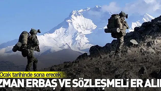 Uzman erbaş ve sözleşmeli er alımı