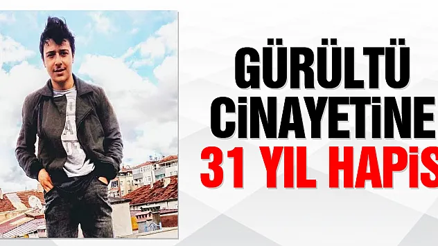Gürültü cinayetine 31 yıl hapis