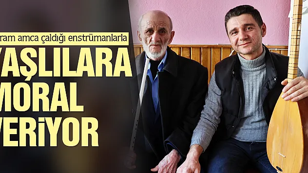 Yaşlılara moral veriyor