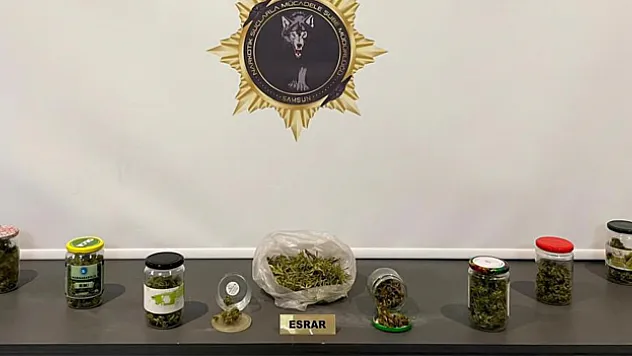 Evinde esrar ele geçen şahıs gözaltında