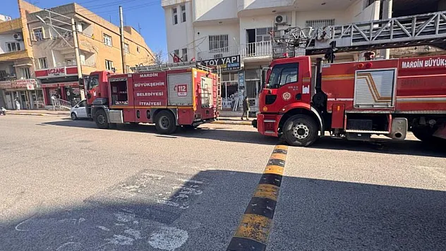 Mardin'de korkutan yangın