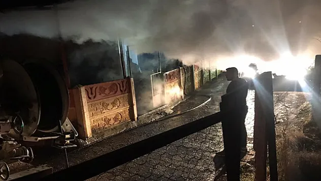 Camiyi kundaklayan şahıs yakalandı