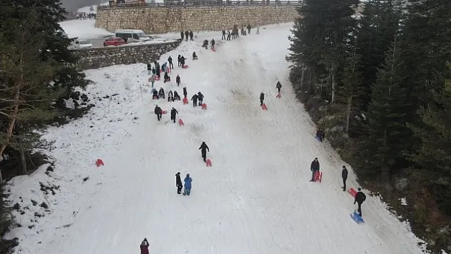 Ilgaz Dağı'nda Yarı yıl tatili yoğunluğu