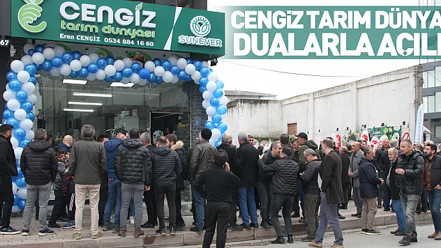 CENGİZ TARIM DÜNYASI DUALARLA AÇILDI