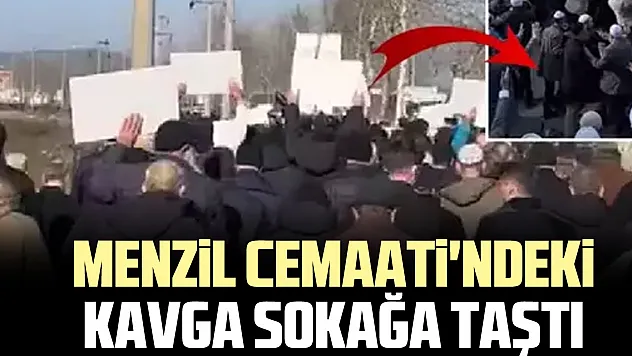 Menzil Cemaati'ndeki kavga sokağa taştı