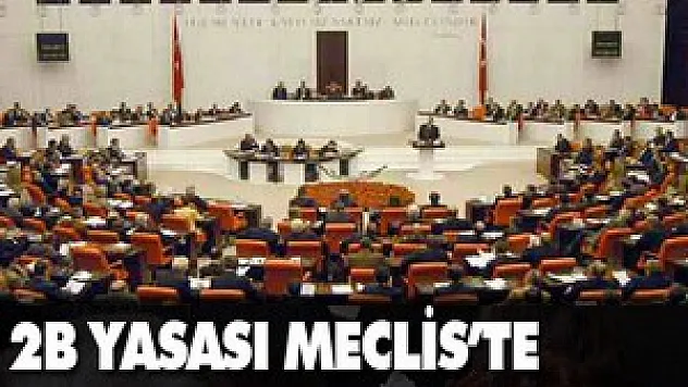 2B tasarısı Meclis'te