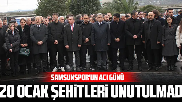 Samsunspor'un Acı Günü: 20 Ocak Şehitleri Unutulmadı