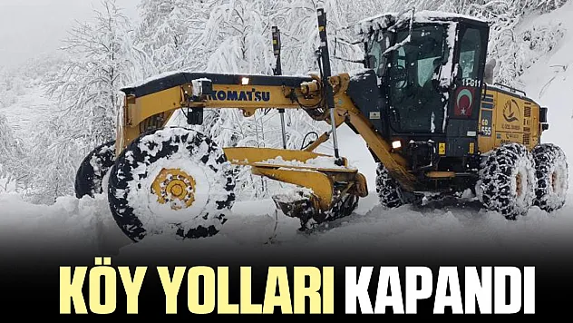 KÖY YOLLARI KAPANDI