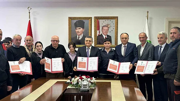 Sinop'ta meslek protokolü açıklandı