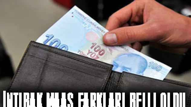 İntibak maaş farkları belli oldu