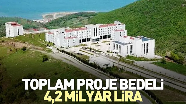 Toplam proje bedeli 4,2 milyar