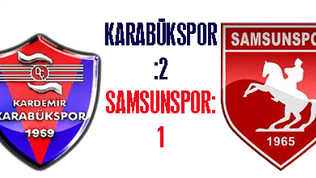 Samsunspor Karabük' te durdu