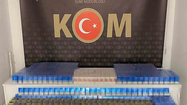 Kocaeli'de bin 350 paket gümrük kaçağı sigara ele geçirildi