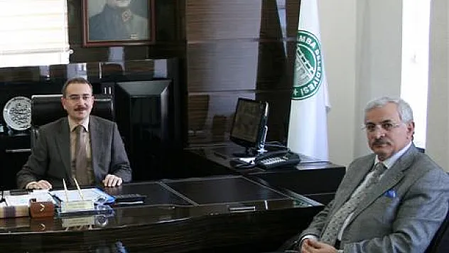 MİLLETVEKİLİ YENİ, BAŞKAN DÜNDAR'I ZİYARET ETTİ