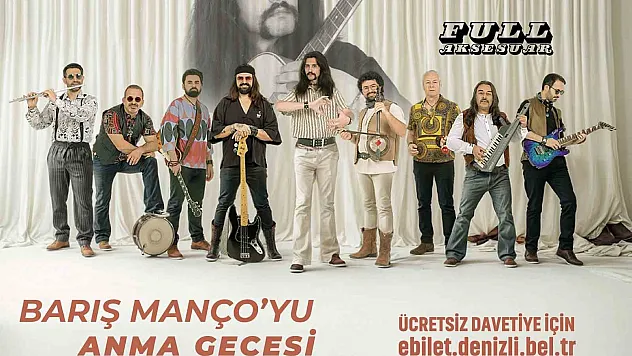 Denizli Büyükşehir, Barış Manço'yu ölüm yıl dönünde özel konserle anacak