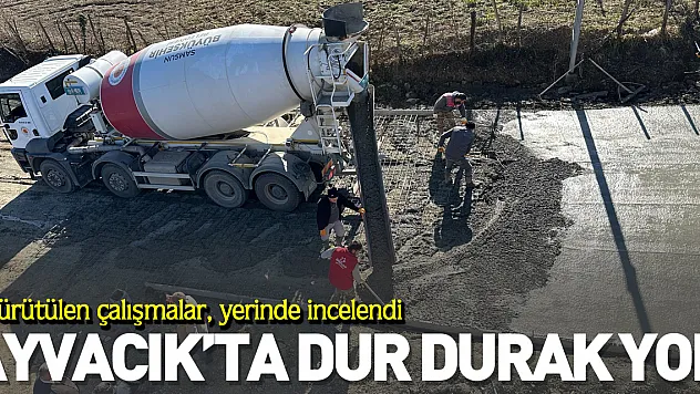 Ayvacık'ta Dur Durak Yok