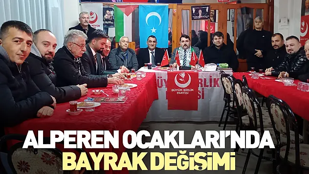 Çarşamba Alperen Ocakları'nda Bayrak Değişimi