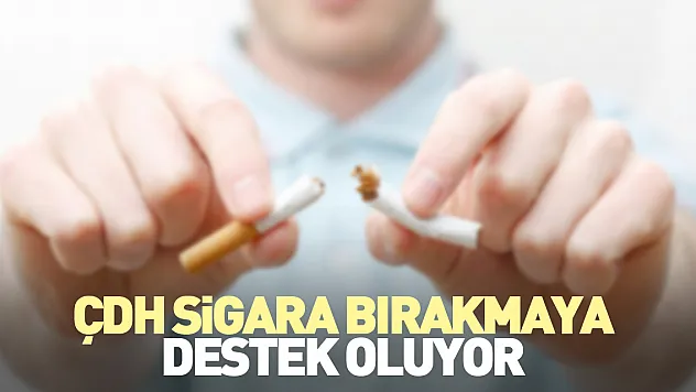 ÇDH Sigara Bırakmaya Destek oluyor