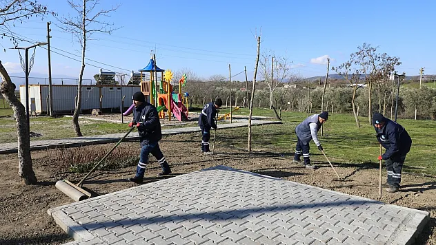 Üçpınar Mesire Alanında çalışmalar