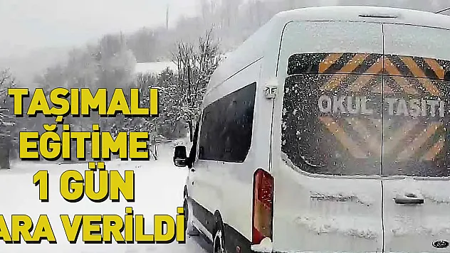 Samsun'da taşımalı eğitime 1 gün ara verildi