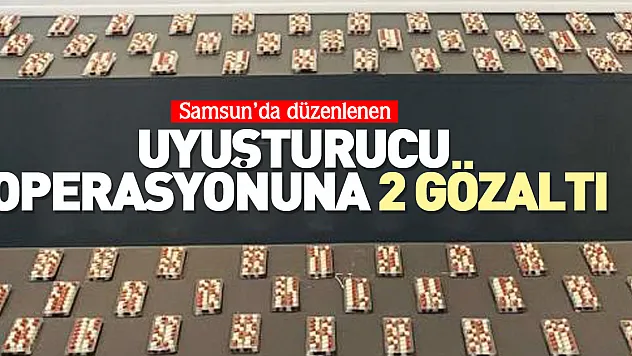 Uyuşturucu operasyonuna 2 gözaltı