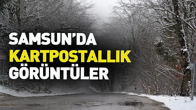 Samsun'un yüksek kesimleri kara teslim