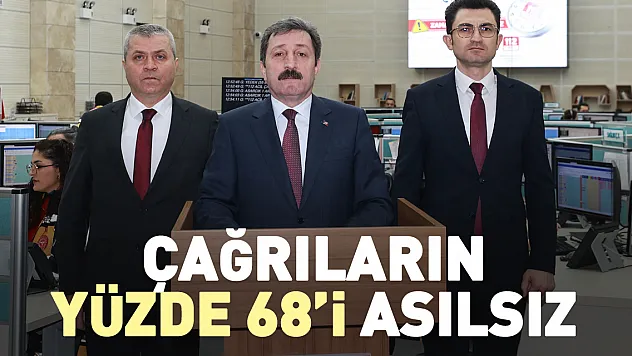 Çağrıların yüzde 68'i asılsız