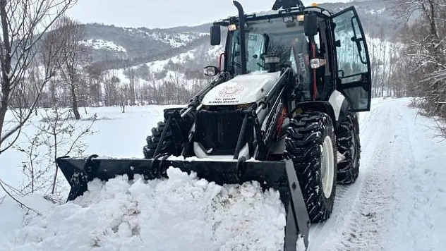 272 köy yolu kar nedeniyle kapalı