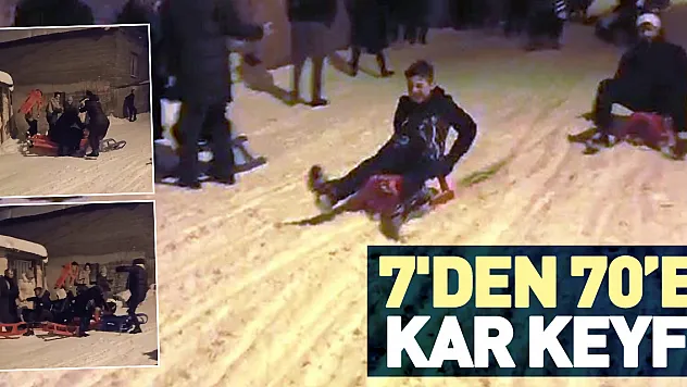 7'DEN 70'E KAR KEYFİ