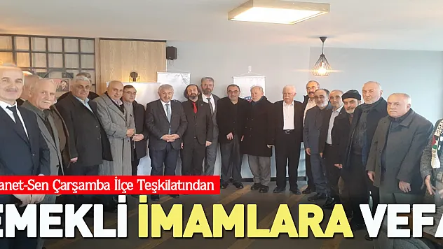 Diyanet-Sen Çarşamba'dan emekli imamlara vefa