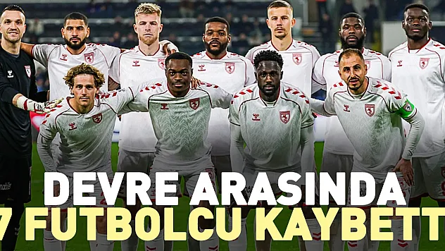 Devre arasında 7 futbolcu kaybetti