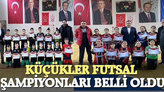 Küçükler Futsal Şampiyonları belli oldu
