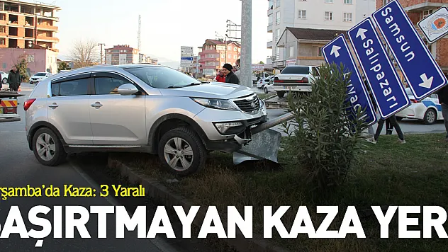 ŞAŞIRTMAYAN KAZA YERİ!