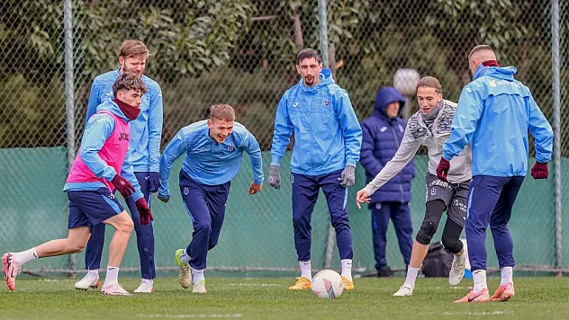 Trabzonspor, Beşiktaş maçının hazırlıklarını tamamladı