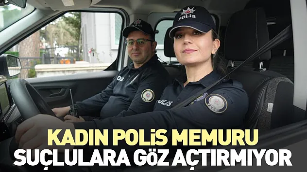 Polis memuru suçlulara göz açtırmıyor