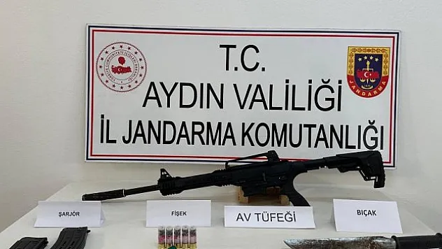 Aramada av tüfeği ve pala çıktı