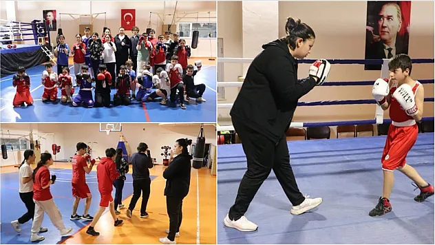 Boksta antrenörlüğe geçen Eda Yenilmez, gençleri ringlerle buluşturuyor
