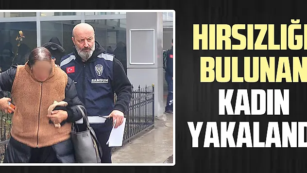 Hırsızlığı bulunan kadın yakalandı