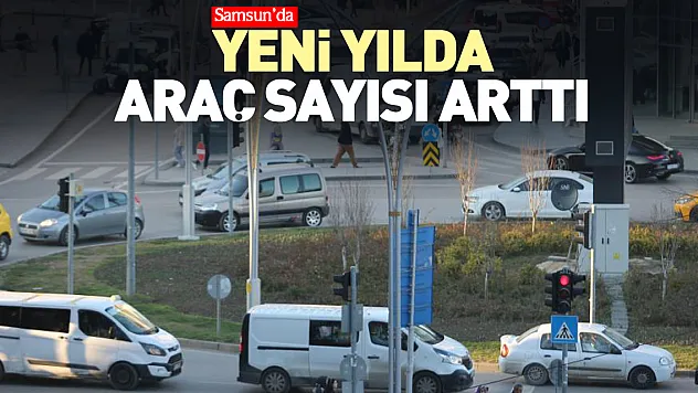 Yeni yılda araç sayısı arttı