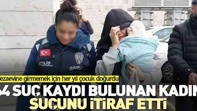 64 suç kaydı bulunan kadın, suçunu itiraf etti