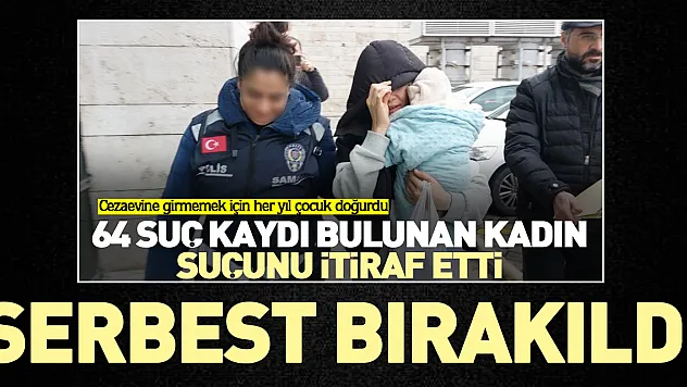 Hırsızlık itirafında bulunan kadın serbest bırakıldı