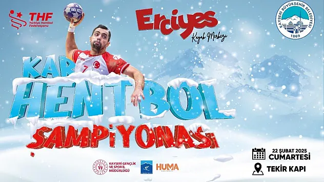 Türkiye'de bir ilk: Kar Hentbol Şampiyonası
