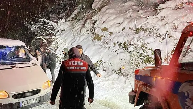 mahsur kalanlara TAKE yetişti