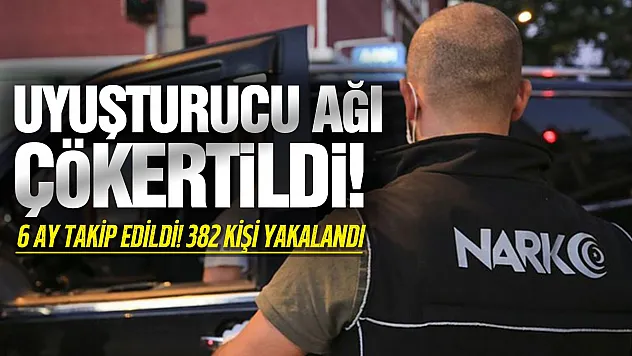 14 ilde dev 'Narko Kapan' operasyonu: 382 gözaltı