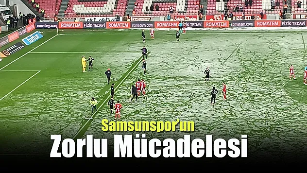 Karadeniz Derbisinde Kar ve Sis Altında Zorlu Mücadele