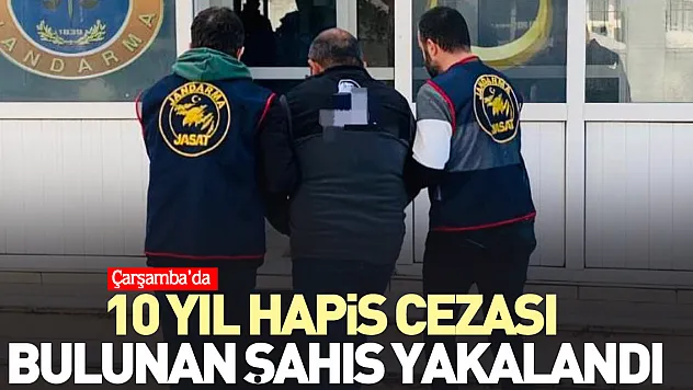 10 yıl hapis cezası bulunan şahıs yakalandı