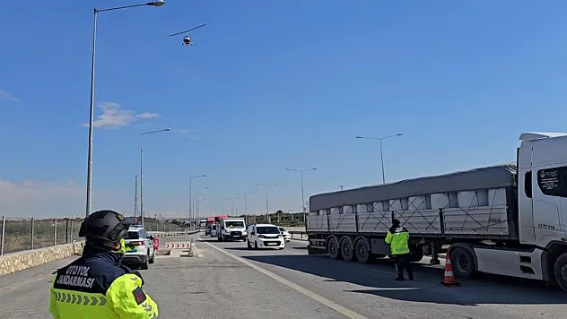 Mersin'de cayrokopterli denetim